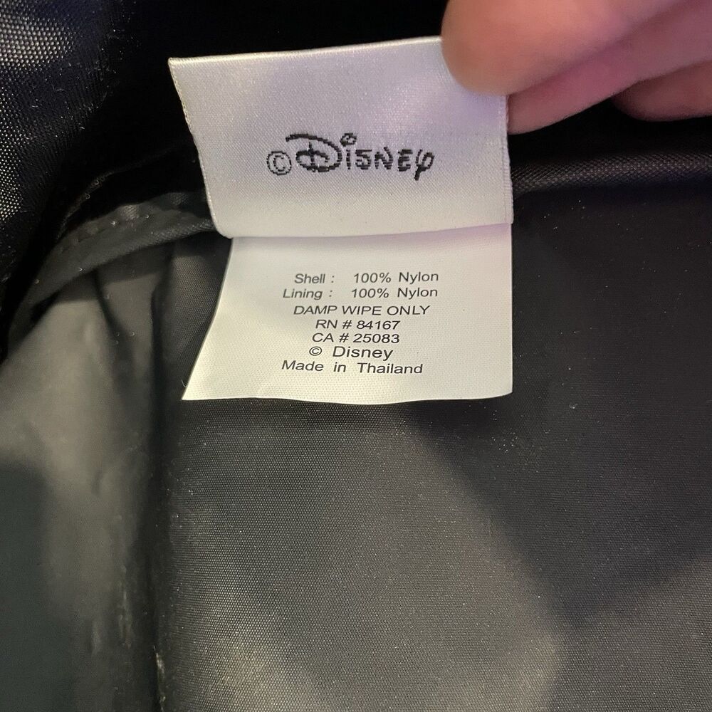 Walt Disney World Vintage Y2K Duffle Travel Bag Embroidered Character - Picture 4 of 6